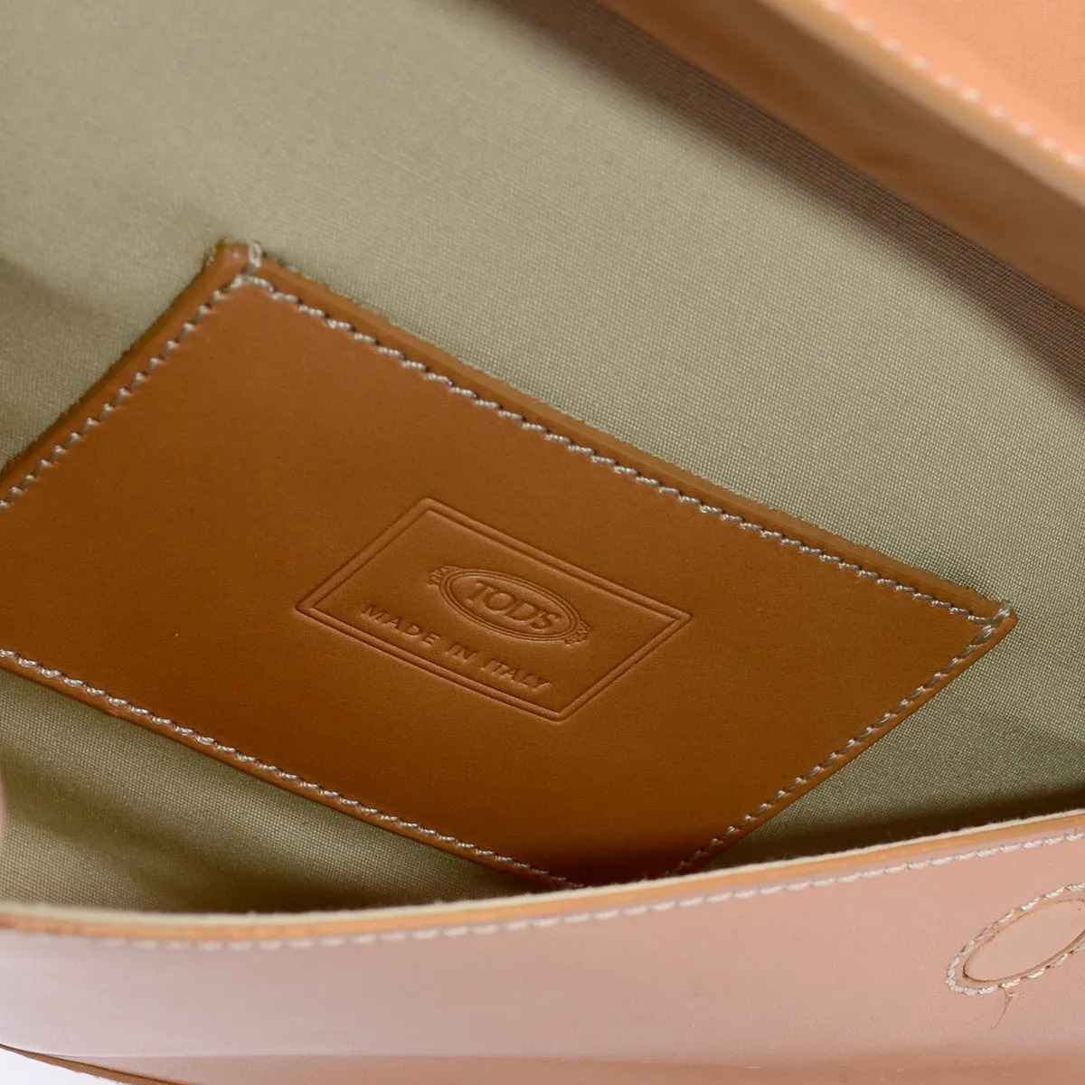 Tod's Large Tan Suede Tote Shopper w/ Built-in Crossbody Leather Bag