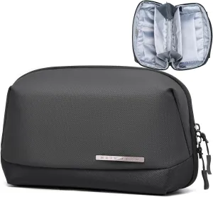 Toiletry Bag for Men, WaterProof Travel Toiletry Organizer Dopp Kit Shaving Bag for Toiletries Accessories, Door Room Essentials, Black