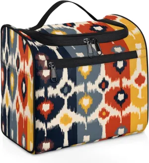Toiletry Bag with Hanging Hook Makeup Bag Vague Love Heart Cosmetic Case Travel Organizer for Women Men Traveling Wash Bag