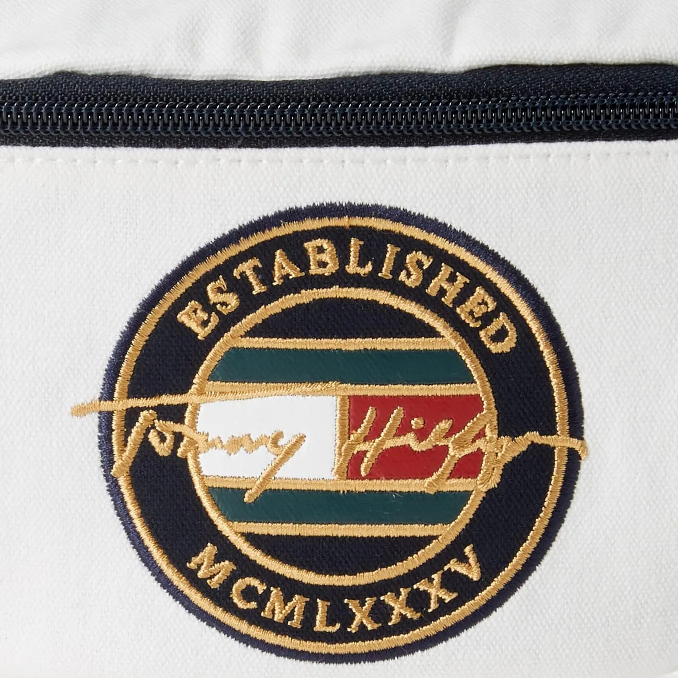 Tommy Hilfiger Mens Signature Crest FANNY PACK, White