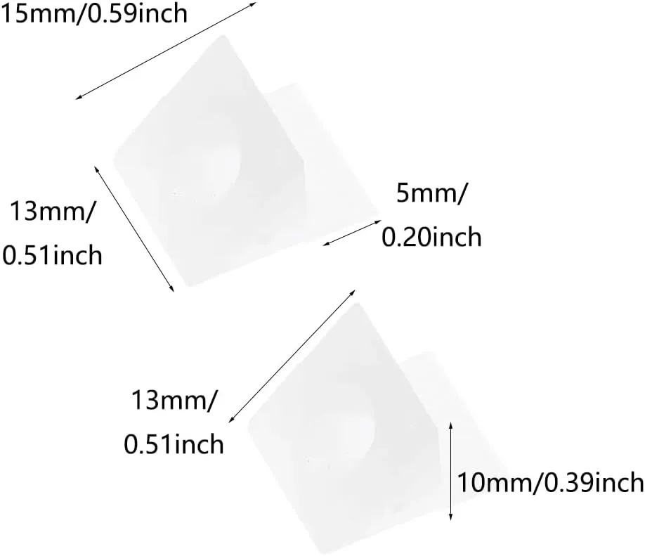 TopHomer 100 Packs 45 Degree Drawer Bottom Sagging Repair Wedge Kit, Plastic Angle Code Bracket Fastener with Screws for Furniture Sagging Drawer (Back Plate Buckle 3.5x16mm Colorful Screw)