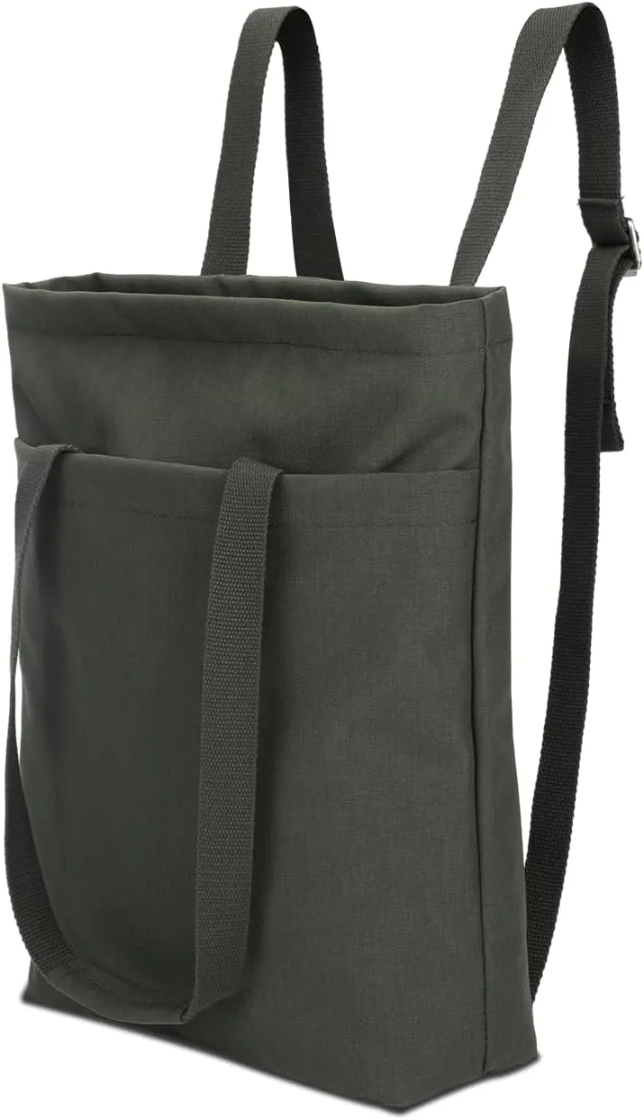 Tote Bag Backpack 2 in 1,Waterproof, holds 14" laptop