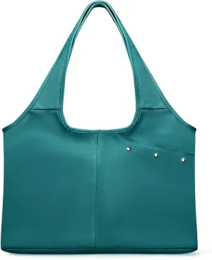 Tote Bag for Women with Wet Umbrella Compartment 13.3” Laptop Sleeve Zipper Shoulder Purse for Work/Shopping/Nursing