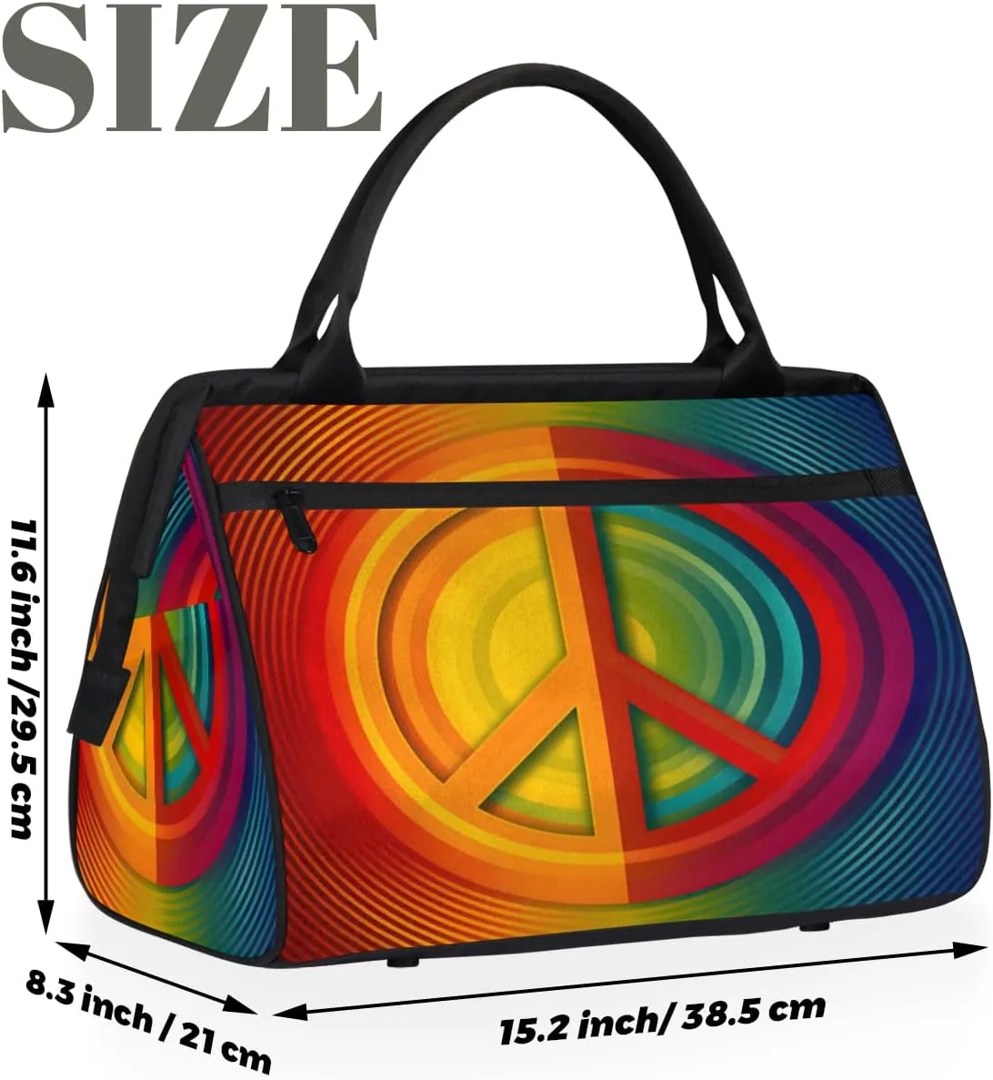 Tote Bag for Women with Zipper, Lightweight Travel Tote Bag Large Shoulder Bag Handbag for Work, Gym