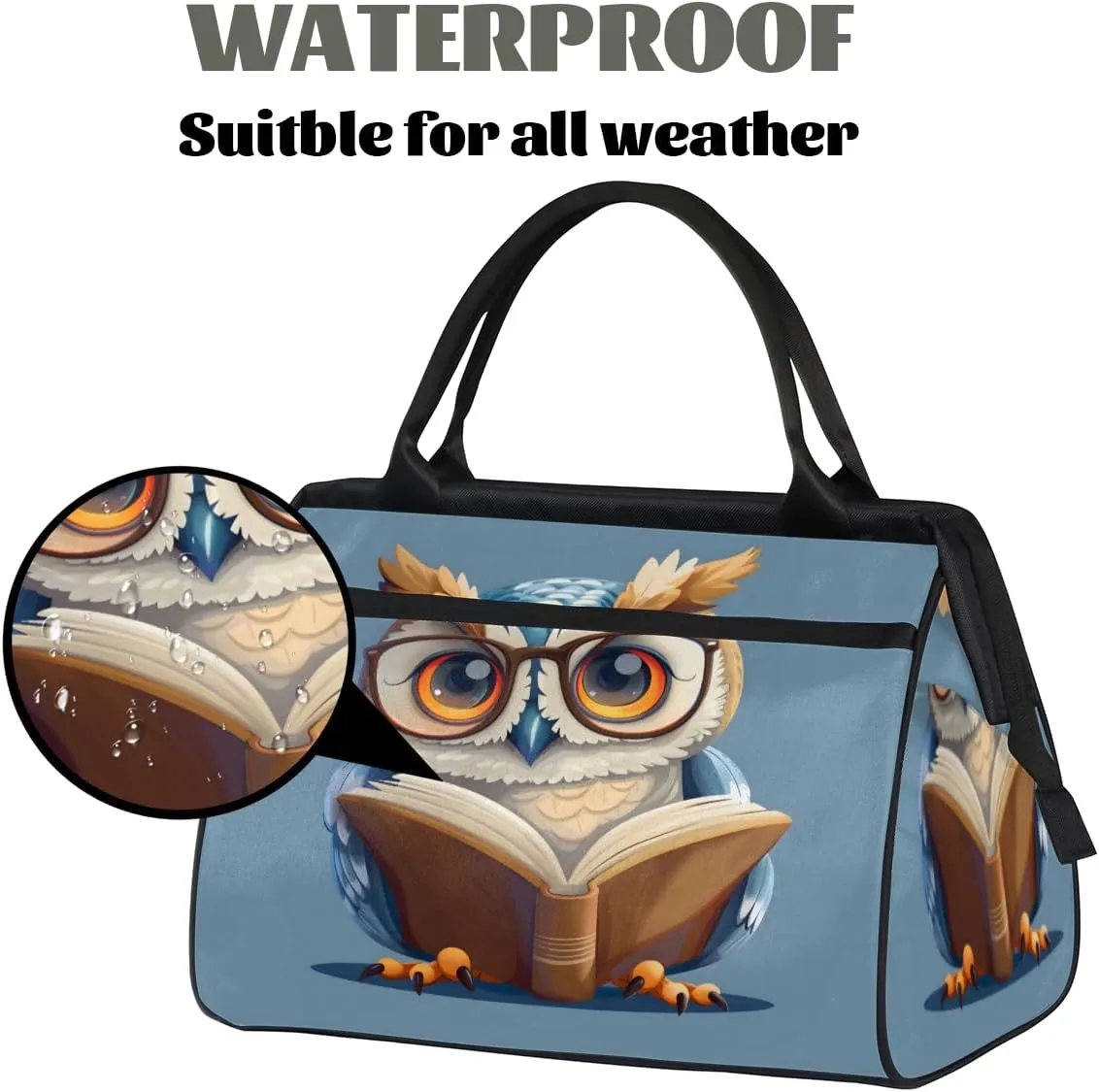 Tote Bag for Women with Zipper, Lightweight Travel Tote Bag Large Shoulder Bag Handbag for Work, Gym