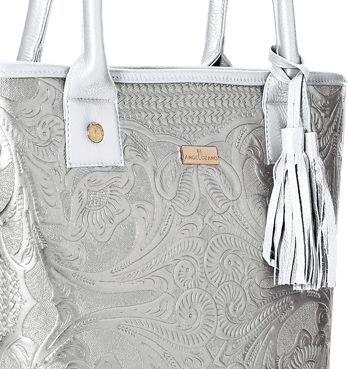 Tote bag, women's bag, handcrafted bag, engraved leather bag, leather bag, lady bag, Soraya Model
