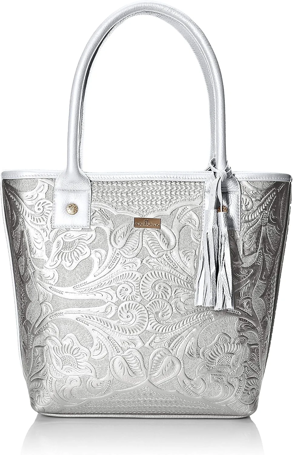 Tote bag, women's bag, handcrafted bag, engraved leather bag, leather bag, lady bag, Soraya Model