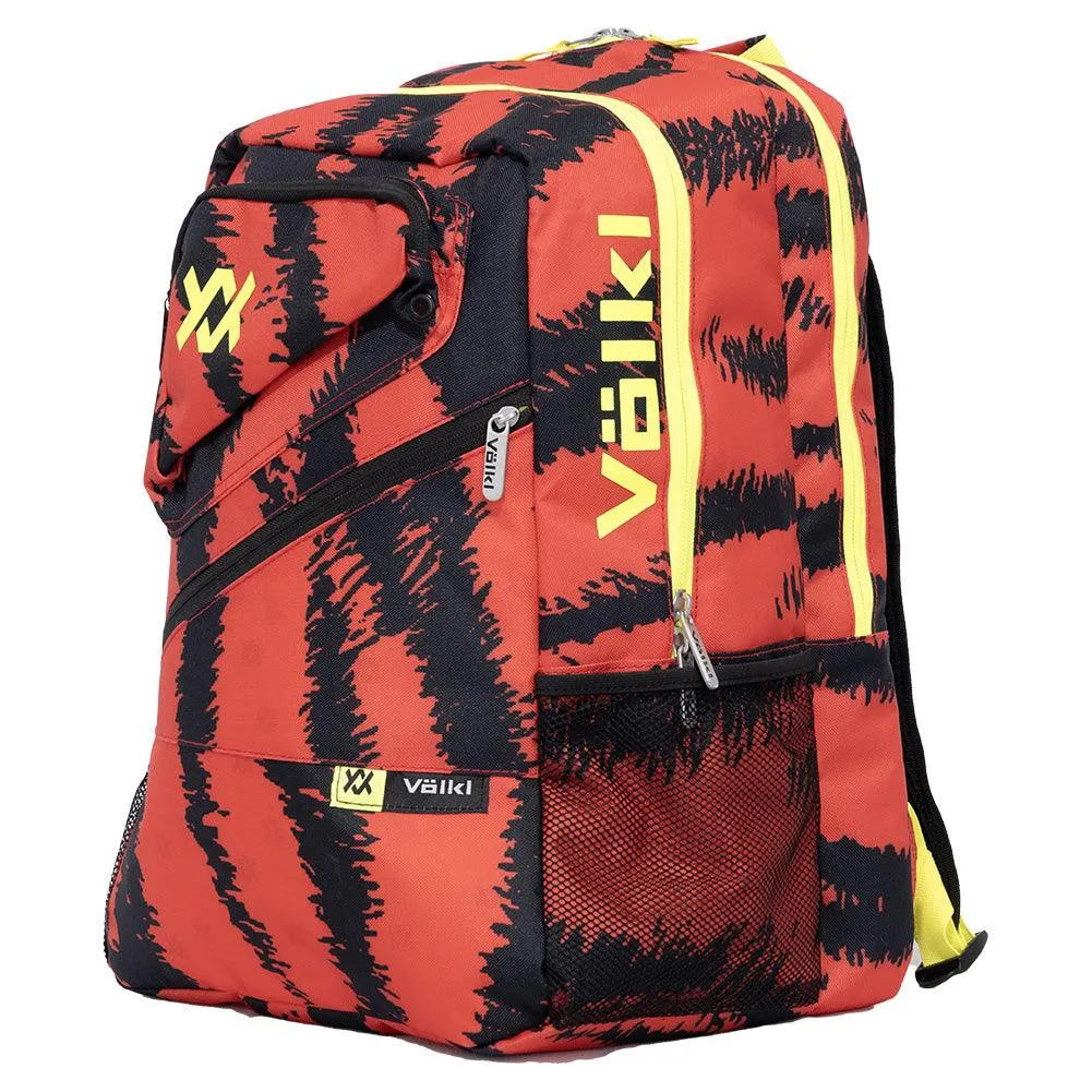 Tour Zebra Euro Tennis Backpack Lava Red and Black