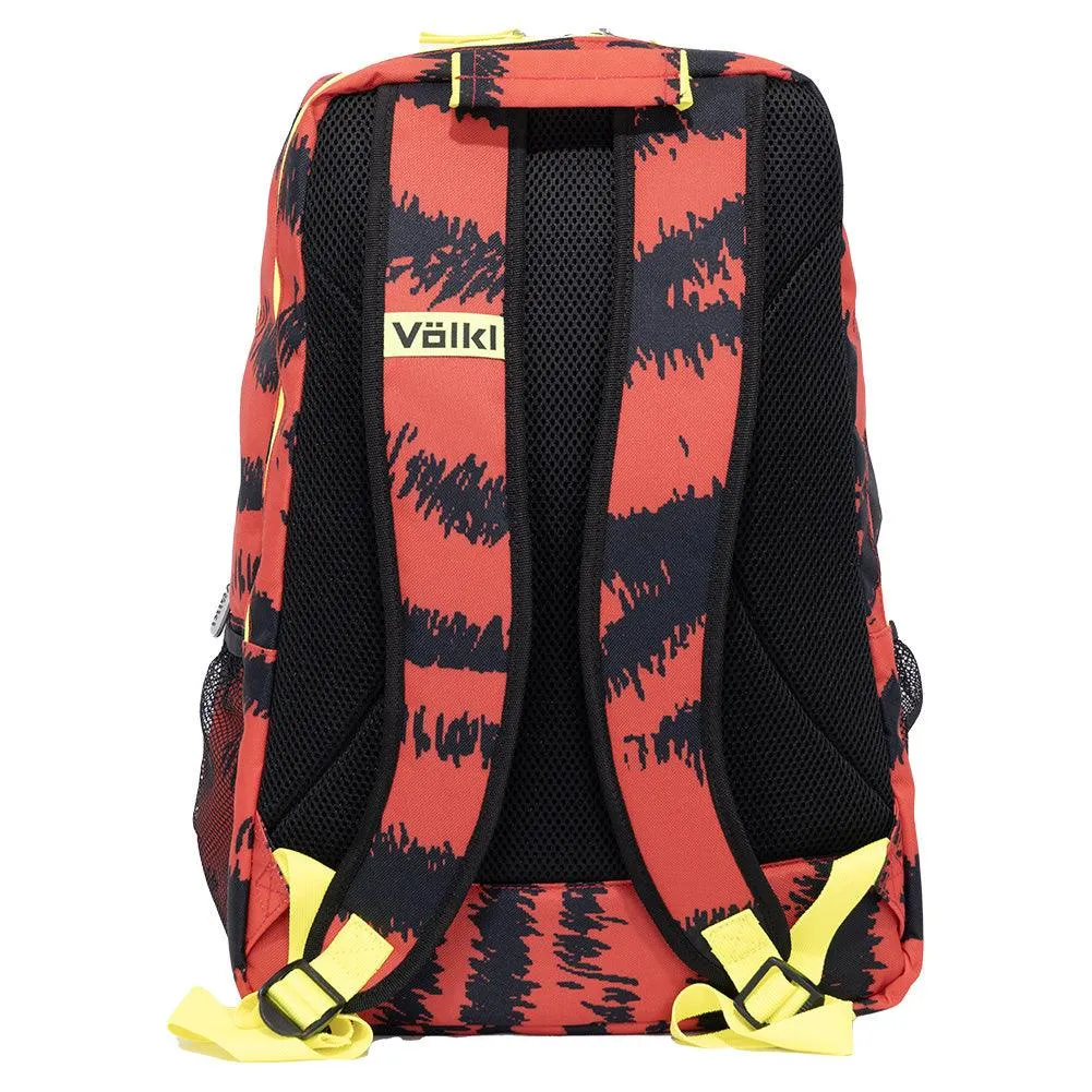 Tour Zebra Euro Tennis Backpack Lava Red and Black