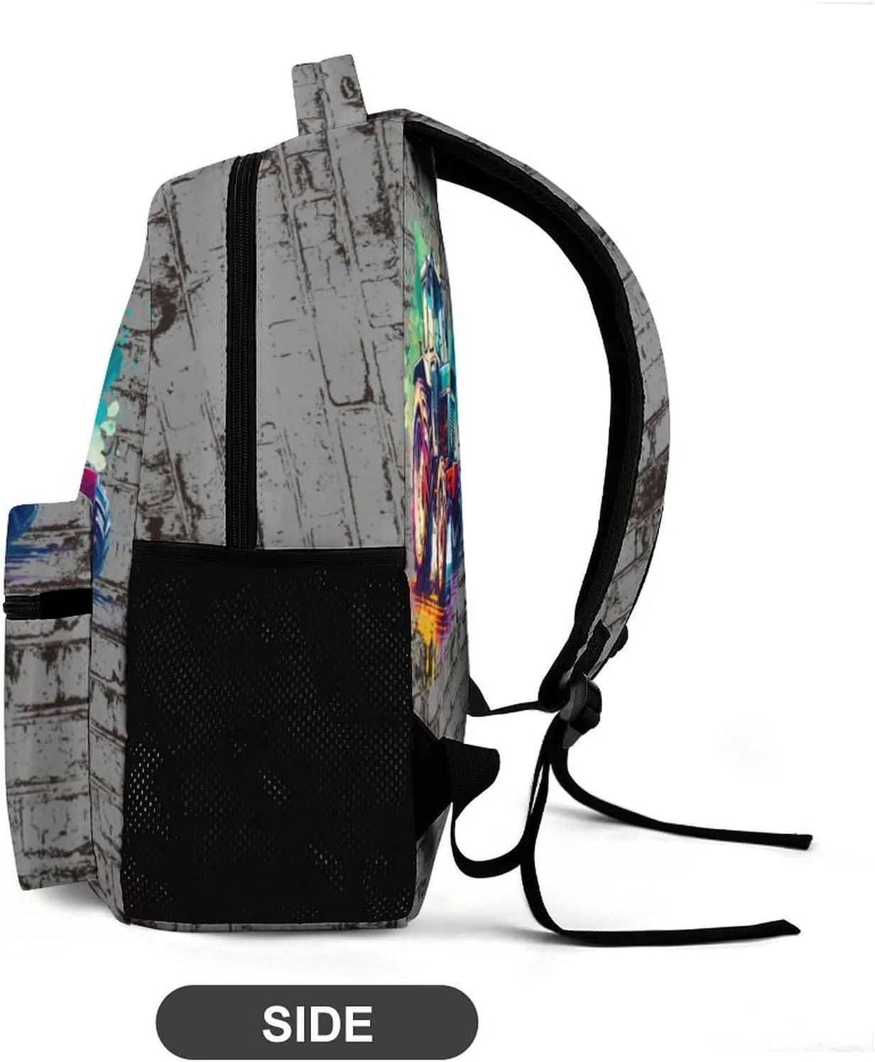 Tractor Backpack for Kids Girls Boys School, 16 Inches Cute Tractors Theme Bookbag, Adjustable, Lightweight, Large Capacity, Colorful Daily Casual Backpacks
