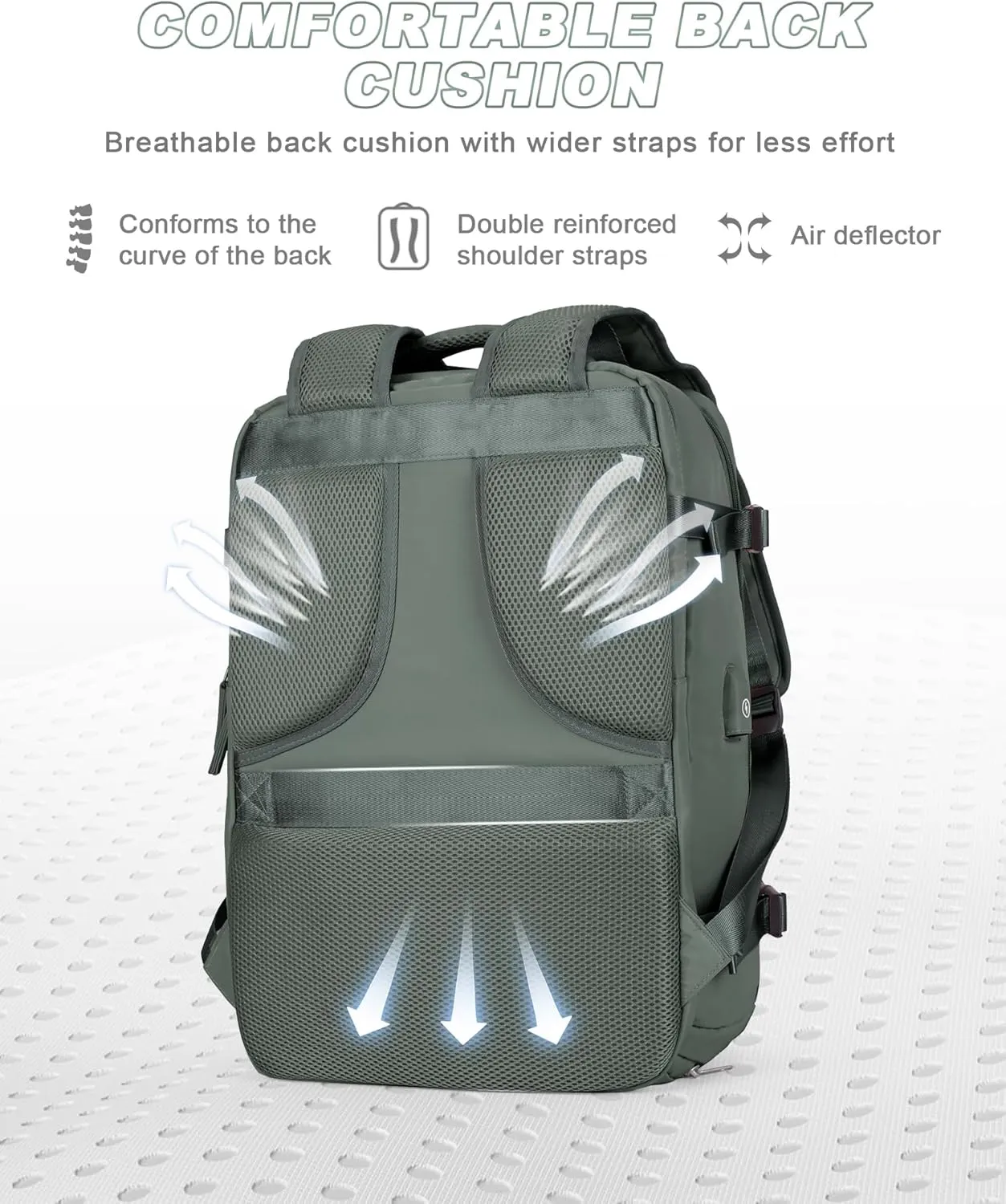 Travel Backpack For Women Men Airline Approved Carry On Bags For Airplanes Gym Bag With Shoe Compartment Backpack For Traveling On Airplane Waterproof Laptop Backpack College Travel Essentials
