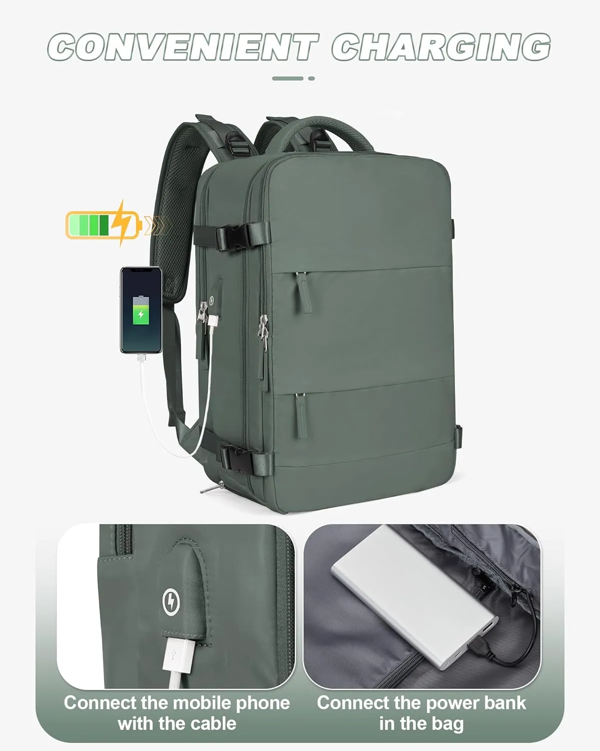 Travel Backpack For Women Men Airline Approved Carry On Bags For Airplanes Gym Bag With Shoe Compartment Backpack For Traveling On Airplane Waterproof Laptop Backpack College Travel Essentials