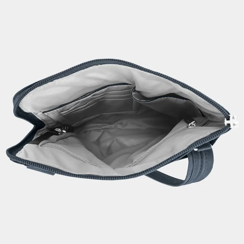 Travelon Anti-Theft Classic Slim Double Zip Crossbody - Midnight