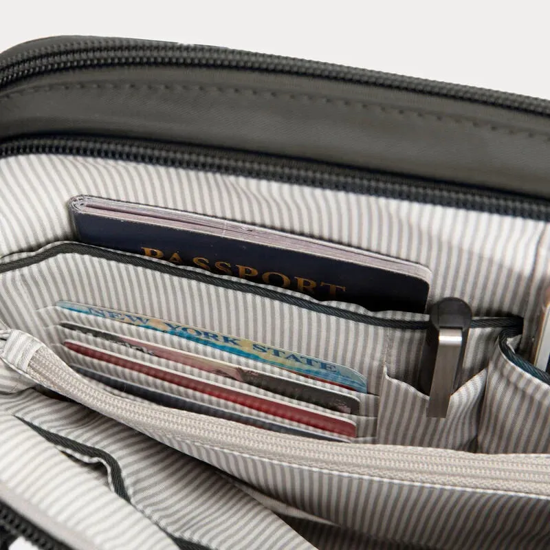 Travelon Anti-Theft Tailored East/West Organizer - Onyx