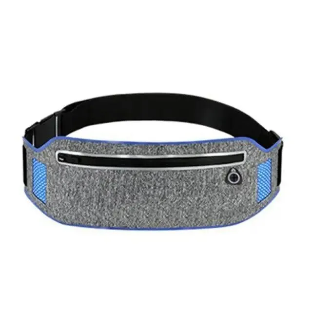 Trendy Slim Running Belt Fanny Pack Fitness Workout Exercise Waist Bag Jogging Belt Bag Gym Fitness Bag Ultra Light Runners Belt Travel Money Belt For Men Women