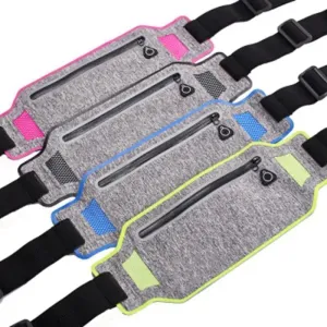 Trendy Slim Running Belt Fanny Pack Fitness Workout Exercise Waist Bag Jogging Belt Bag Gym Fitness Bag Ultra Light Runners Belt Travel Money Belt For Men Women