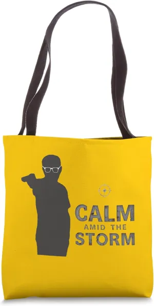 Turkish Marksman's Iconic Calm: CALM AMID THE STORM Tote Bag