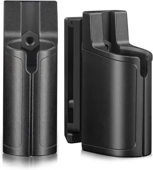 ULTRAFIRE Flashlight Holder for Duty Belt 2 Pack, Tactical Rotatable MOLLE Torch Holster Fits 1.06" - 1.18" Diameter Flashlights, Belt Clip Tactical Torch Carry Case for Police, Law Enforcement W65