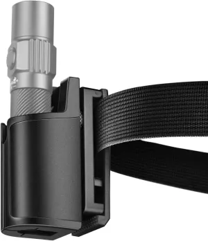 ULTRAFIRE Flashlight Holder for Duty Belt, Tactical Rotatable MOLLE Torch Holster Fits 1.06" - 1.18" Diameter Flashlights, Belt Clip Tactical Torch Carry Case for Police, Law Enforcement W65