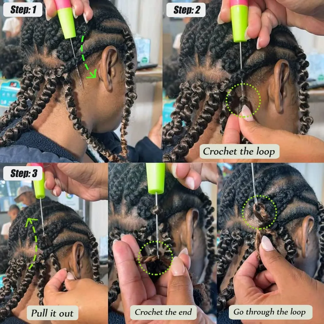 Umylar Passion Twist Hair 10 Inch 8 Packs Pre-twisted Passion Twist Crochet Hair For Women Pre-looped Short Passion Twist Bohemian Braids Synthetic Crochet Hair Extension (10 Inch (Pack of 8), 1B/30#)