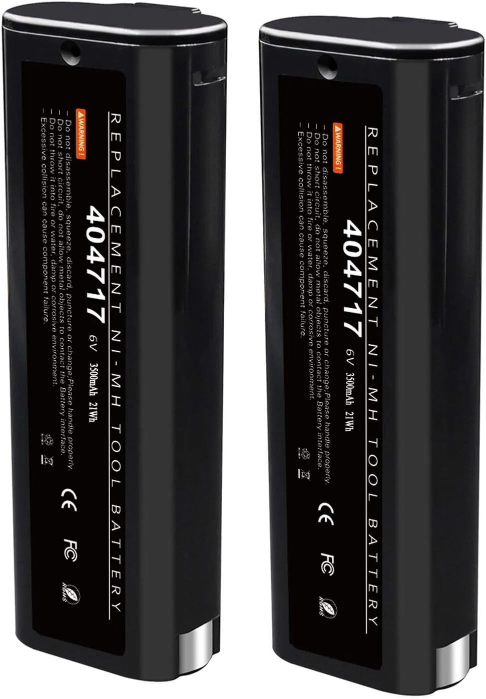Upgraded 4000mAh 2Packs 6V Ni-MH Replacement Battery for Paslode 404717 Battery Compatible for Paslode B20544E BCPAS-404717 404400 900400 900420 900600 901000 902000 B20720 CF-325 IM200 F18 IM250