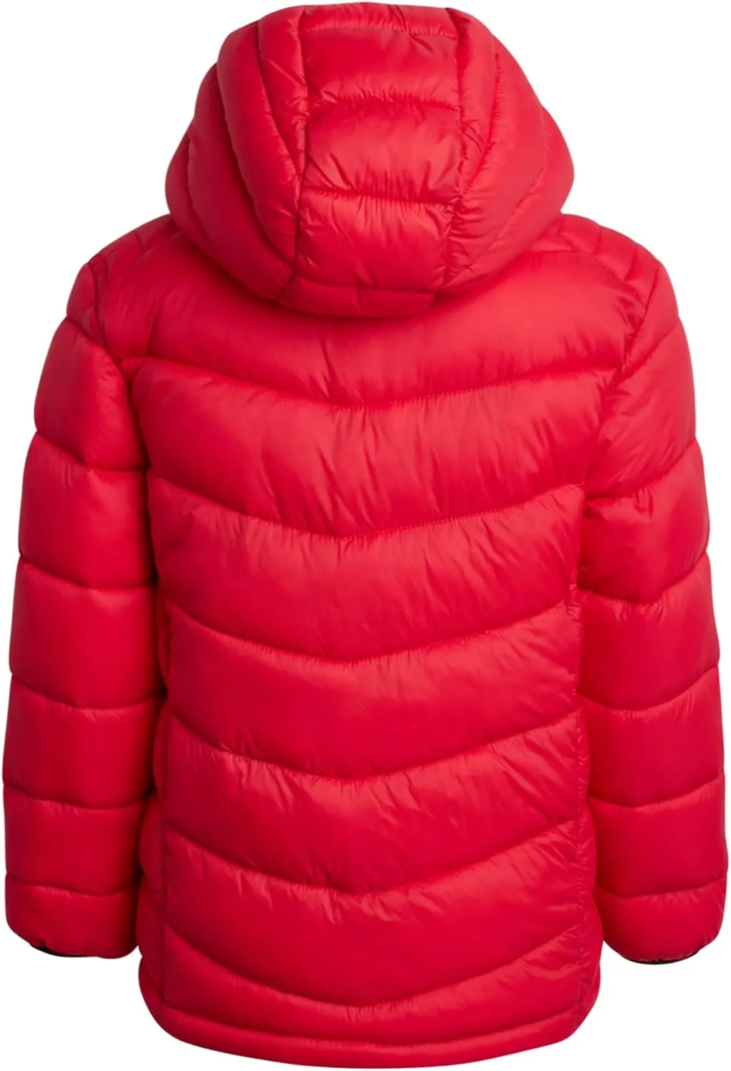 URBAN REPUBLIC Boys’ Foldable Hooded Jacket – Insulated Weather Resistant Bubble Puffer Windbreaker Coat for Boys Sizes 4-20