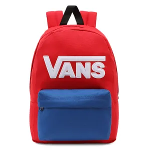 Vans New Skool Boys Backpack 20 Liters - Red Blue