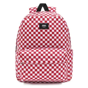 Vans Old Skool Checkerboard Backpack - Chili Pepper Red