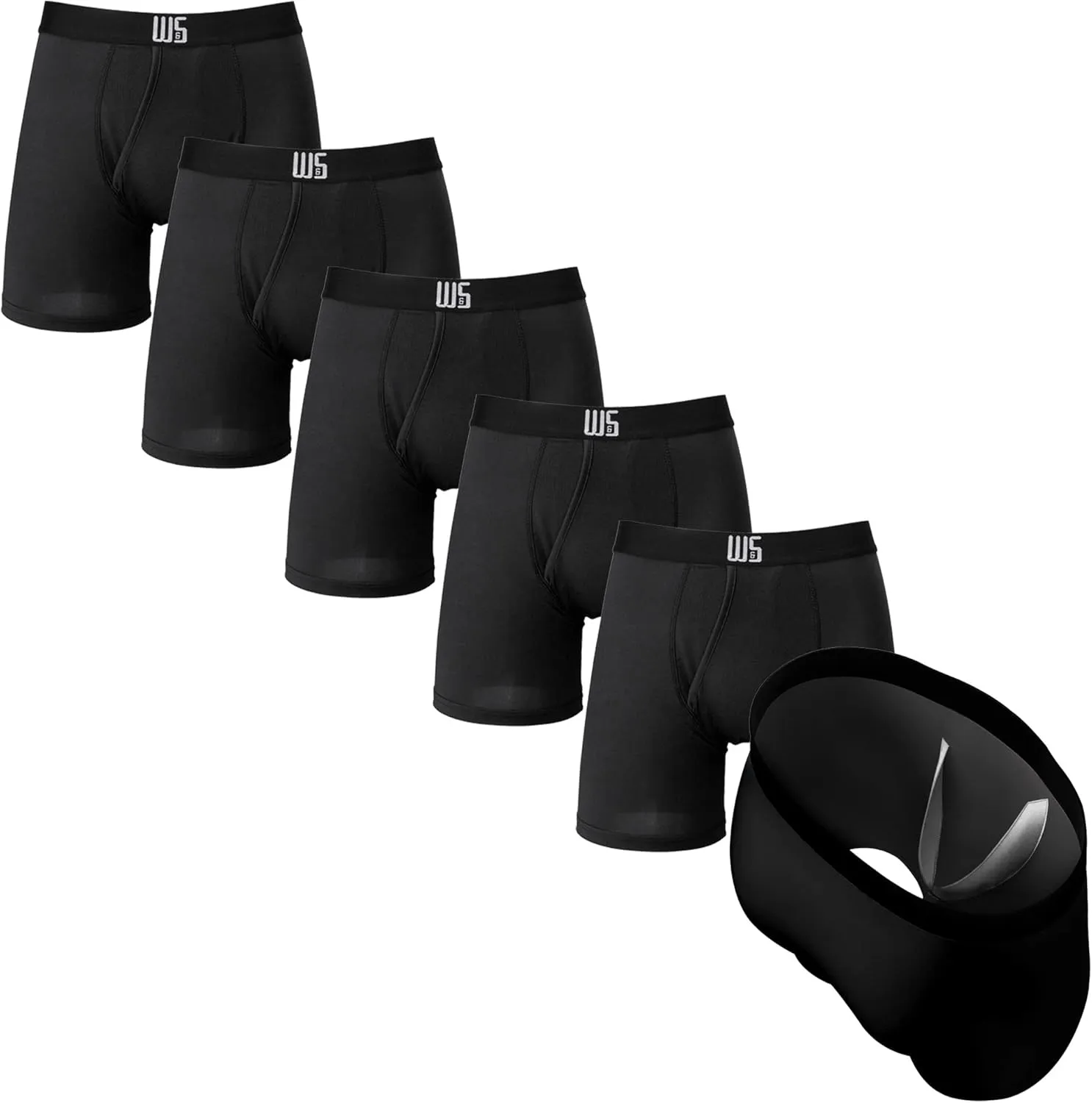 Warriors & Scholars | Mens Boxer Briefs | Boxer Briefs for Men Pack of 6 | Mens Boxer Briefs Underwear | Boys Boxer Briefs