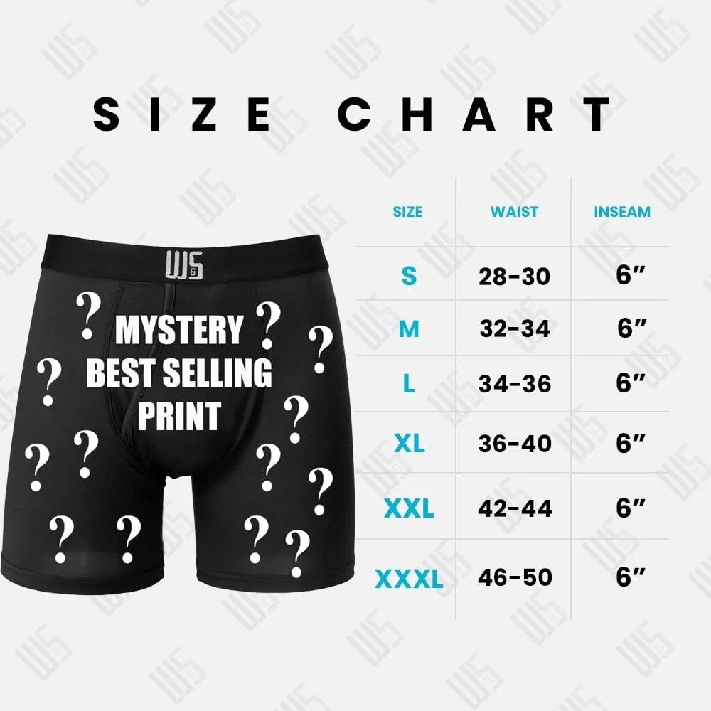 Warriors & Scholars | Mens Boxer Briefs | Boxer Briefs for Men Pack of 6 | Mens Boxer Briefs Underwear | Boys Boxer Briefs
