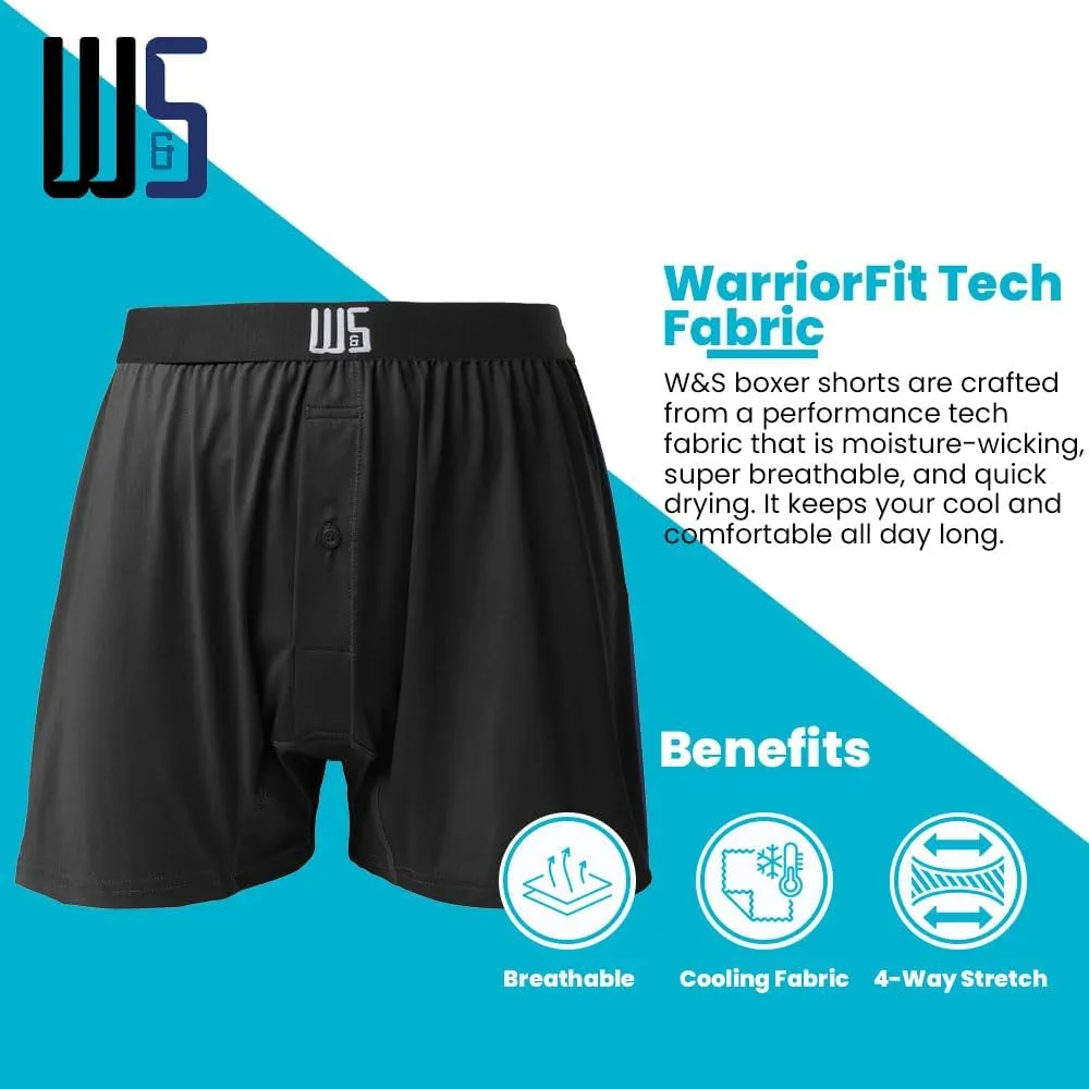 Warriors & Scholars | Mens boxer Shorts | Boxer shorts for men pack of 6 | Printed Mens underwear | Men boxer short underwear