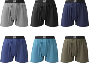 Warriors & Scholars | Mens boxer Shorts | Boxer shorts for men pack of 6 | Printed Mens underwear | Men boxer short underwear