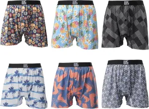 Warriors & Scholars | Mens boxer Shorts | Boxer shorts for men pack of 6 | Printed Mens underwear | Men boxer short underwear