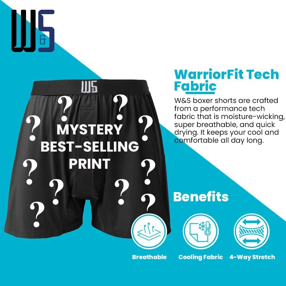 Warriors & Scholars | Mens boxer Shorts | Boxer shorts for men pack of 6 | Printed Mens underwear | Men boxer short underwear