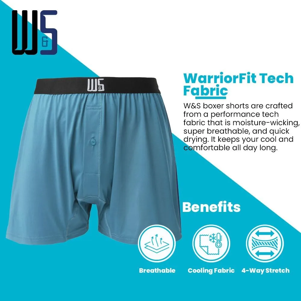 Warriors & Scholars | Mens boxer Shorts | Boxer shorts for men pack of 6 | Printed Mens underwear | Men boxer short underwear