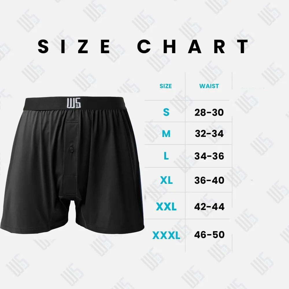 Warriors & Scholars | Mens boxer Shorts | Boxer shorts for men pack of 6 | Printed Mens underwear | Men boxer short underwear
