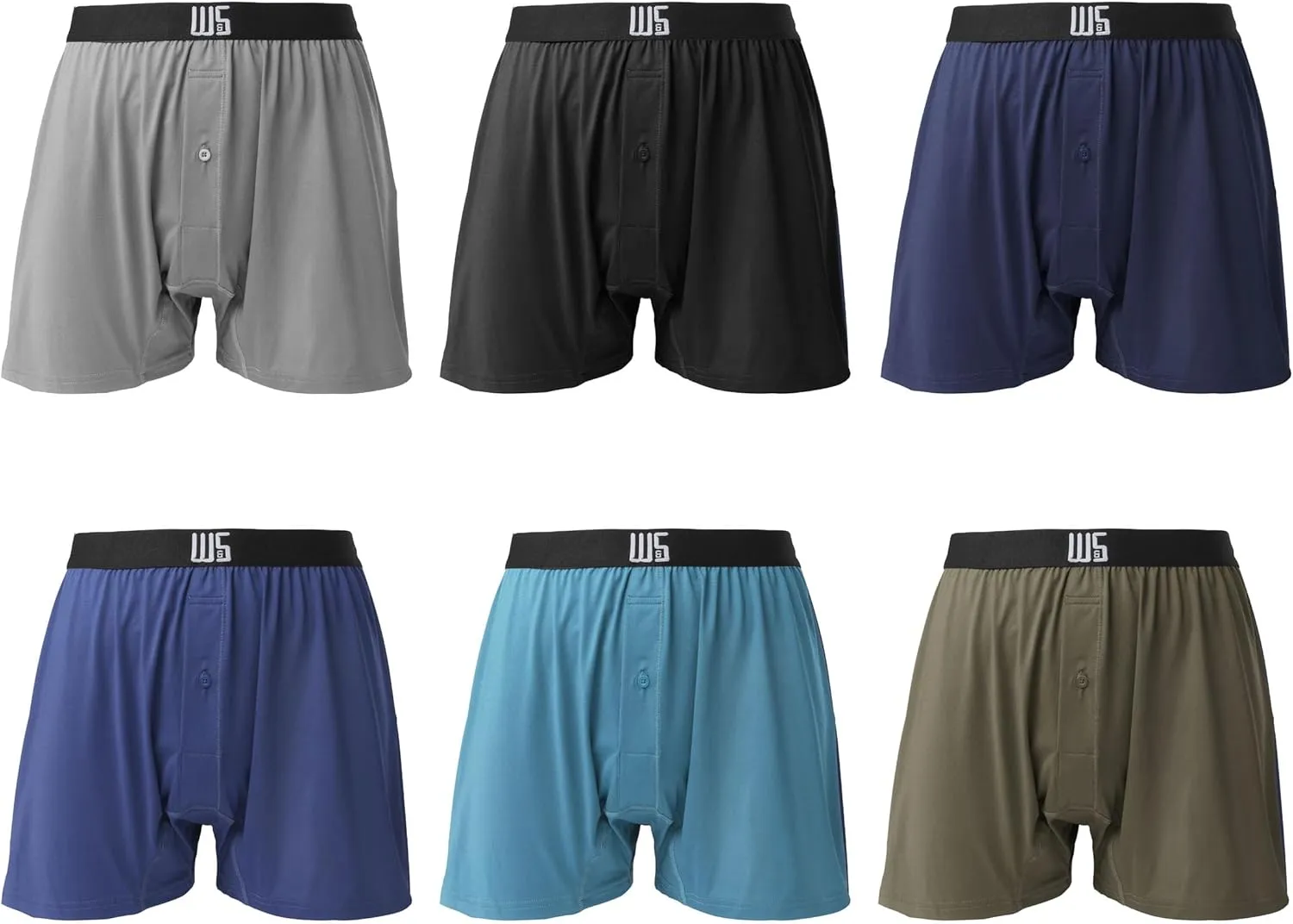 Warriors & Scholars | Mens boxer Shorts | Boxer shorts for men pack of 6 | Printed Mens underwear | Men boxer short underwear