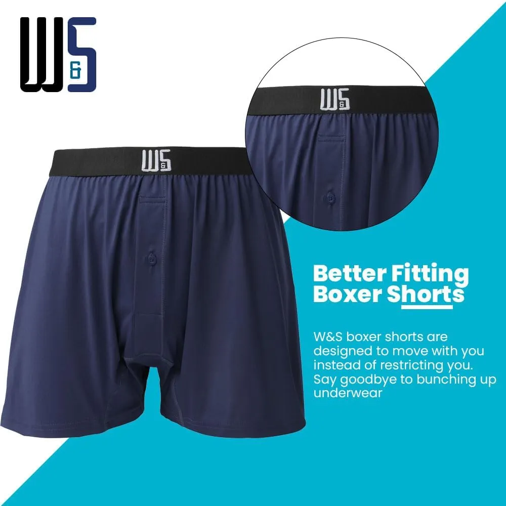 Warriors & Scholars | Mens boxer Shorts | Boxer shorts for men pack of 6 | Printed Mens underwear | Men boxer short underwear