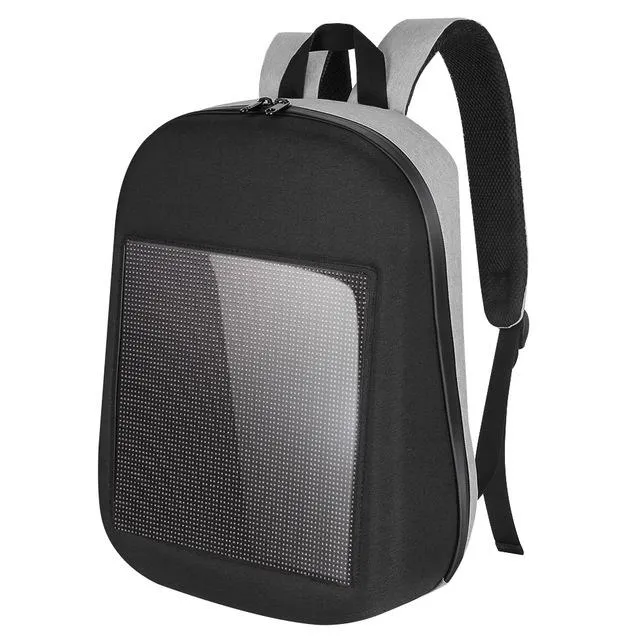 Waterproof WiFi Smart LED Screen Dynamic Backpack