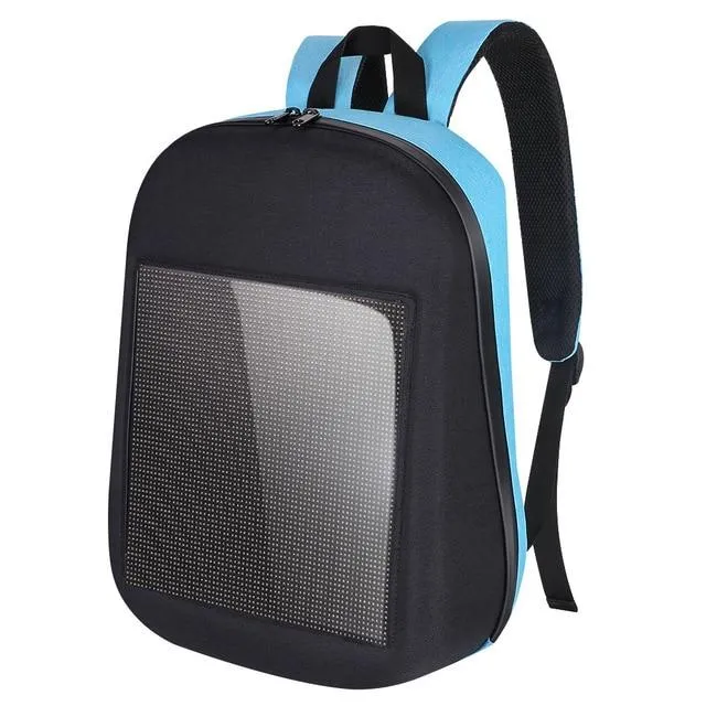 Waterproof WiFi Smart LED Screen Dynamic Backpack
