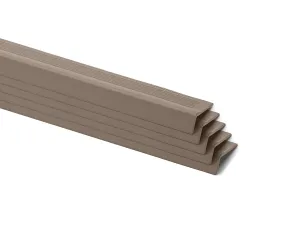 WeatherTech StairEdge - Non-Slip, Self-Adhesive Staircase Step Edge Protector in Tan, 29.5 Inch - 5 Pack
