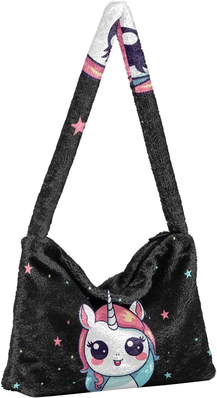 Weightlifting Puppy Women Shoulder Bag Tote, Womens Medium Handbag, Zipper Shoulder Bag for Women