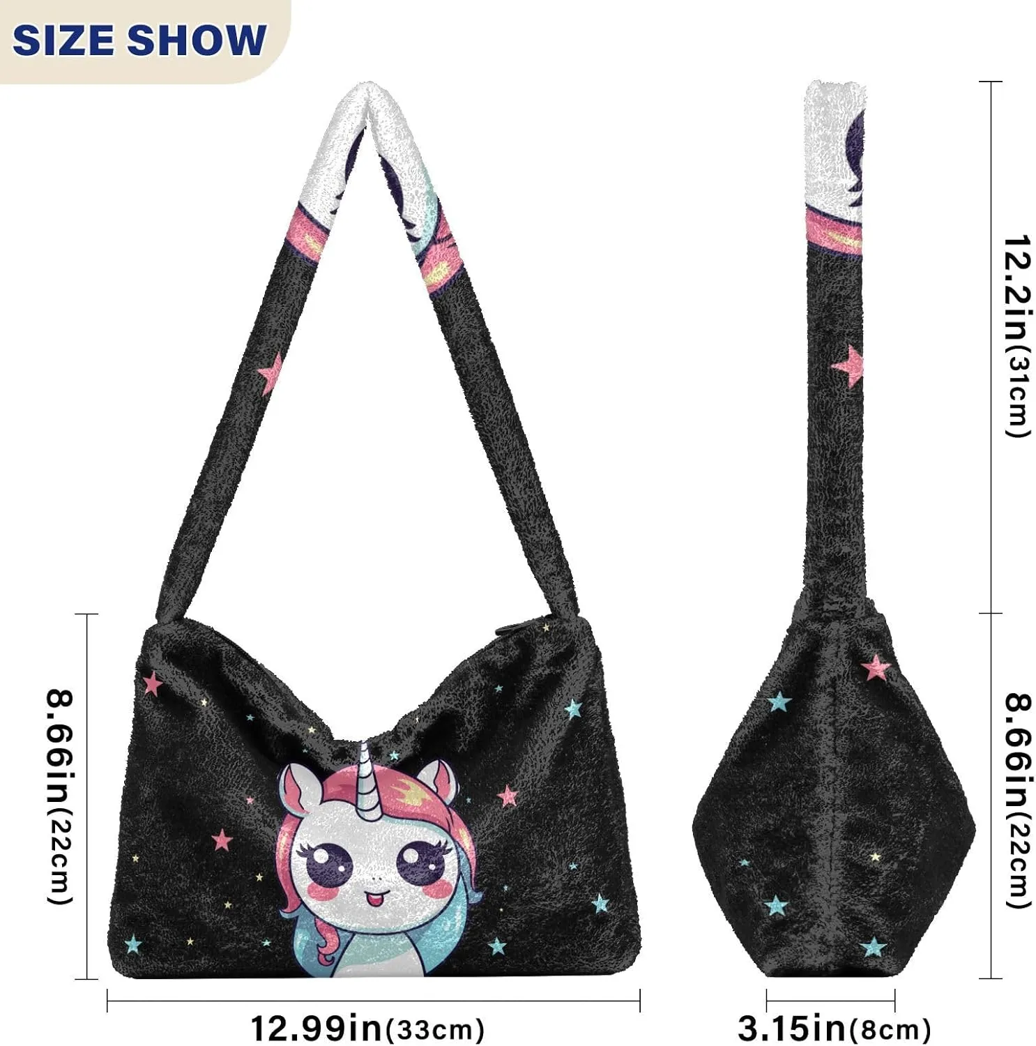Weightlifting Puppy Women Shoulder Bag Tote, Womens Medium Handbag, Zipper Shoulder Bag for Women
