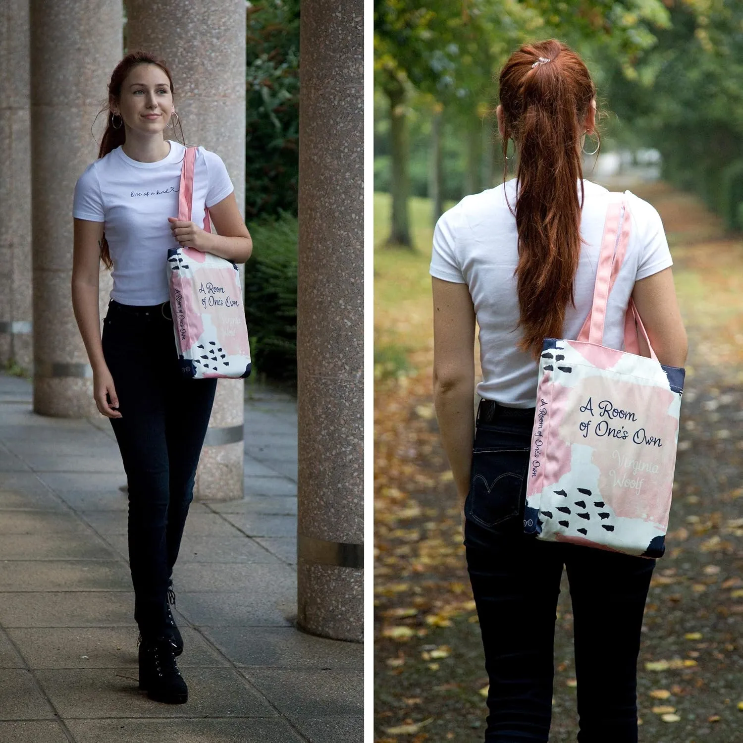 Well Read Book Themed Tote Bag for Book Lovers - Ideal Literary Gifts for Readers & Bookworms - Versatile Shoulder Bag
