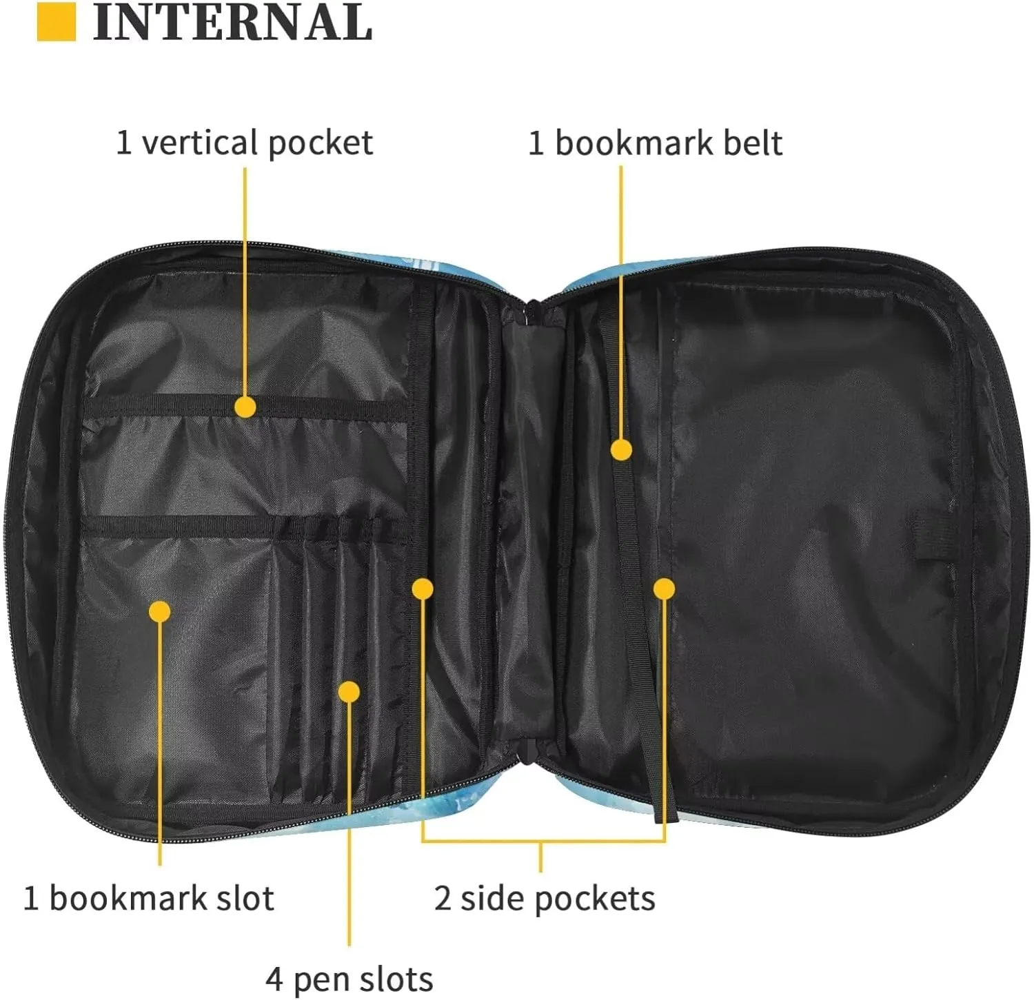 Western Bible Case Bible Covers for Women Men with Pockets Book Cover Protector Bible Accessories Kit