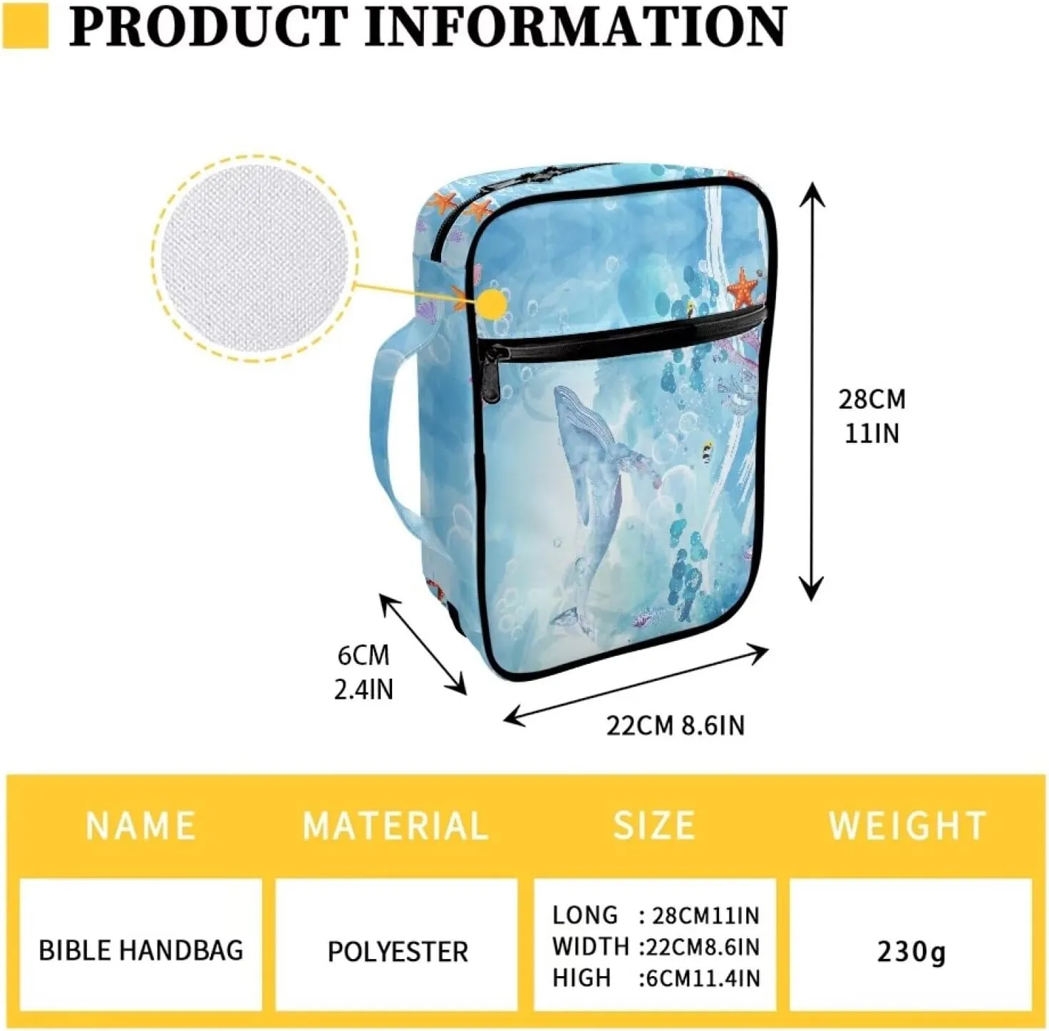 Western Bible Case Bible Covers for Women Men with Pockets Book Cover Protector Bible Accessories Kit