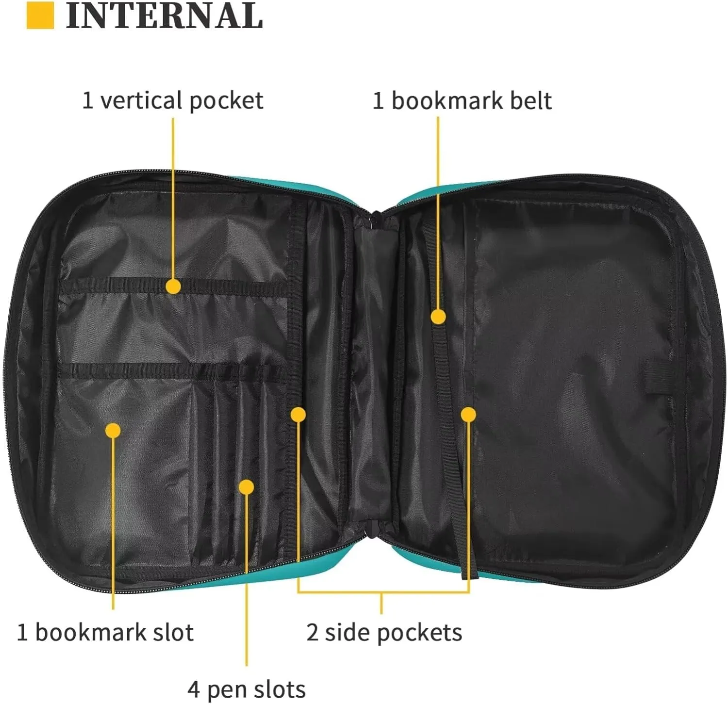 Western Bible Case Book Cover Protector Bible Covers for Women Men with Pockets Bible Accessories Women Men