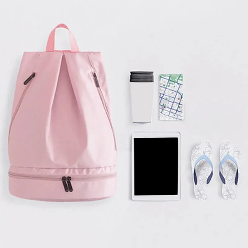 Wet Dry Compartment Sports Backpack