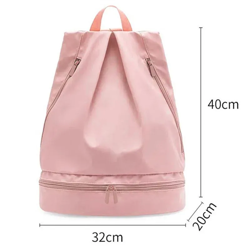 Wet Dry Compartment Sports Backpack