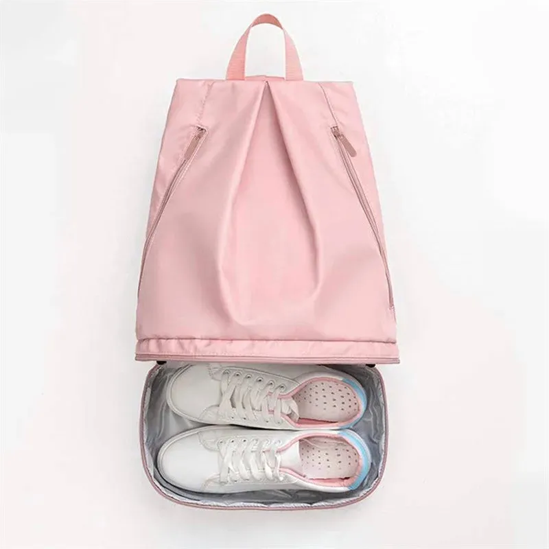 Wet Dry Compartment Sports Backpack